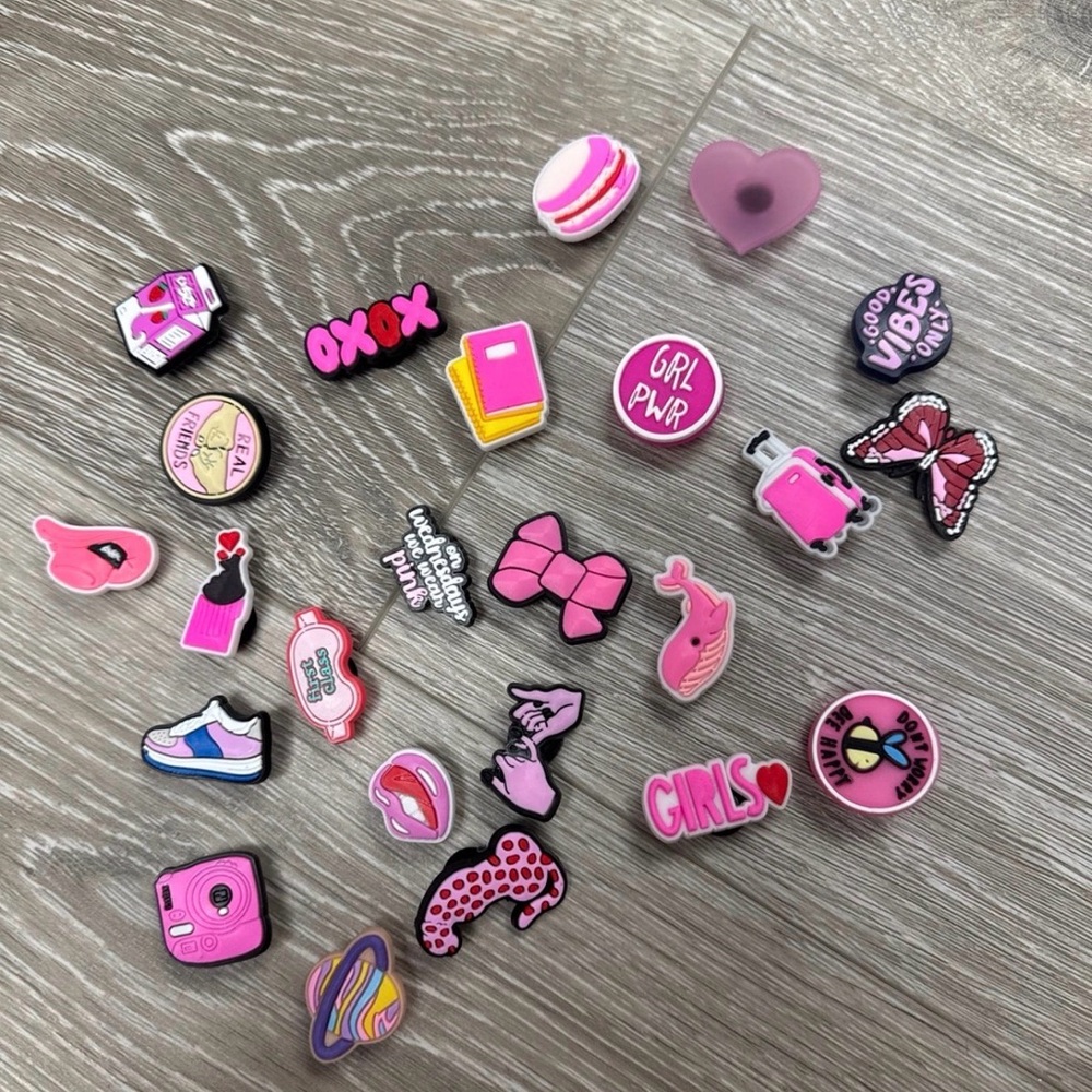 Colorful Kids Shoe Charms Set